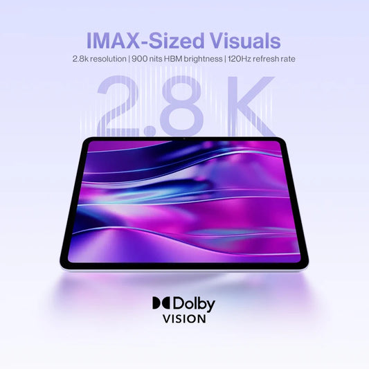 [QCT202603001]OnePlus Pad Go 2 | 12.1" 2.8K Display | 5G Tablet | 8GB RAM | MediaTek Dimensity 7300