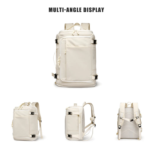 [QCBP202603024]Ultra-Lightweight Nylon Backpack – Multi-Functional Business & Travel Bag