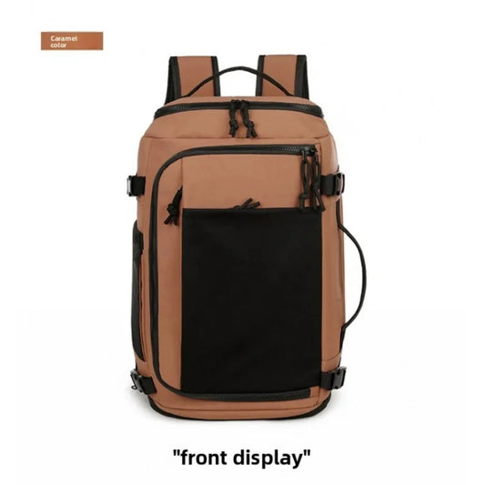 [QCBP202603022]Expandable Outdoor Hiking Backpack – 36-55L Waterproof Ergonomic Travel Bag