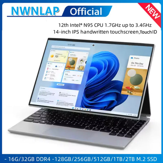 [QCL202603007]Premium 14" 2-in-1 Convertible Touchscreen Laptop