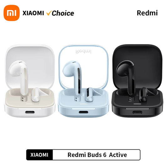 [QCEB202603003]Xiaomi Redmi Buds 6 Vitality Edition - 30H Battery Wireless Earbuds