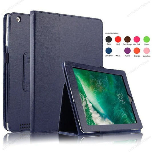 [QCTC202603005]Universal Smart Case for iPad - Auto Wake/Sleep PU Leather Cover