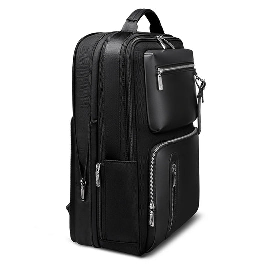 [QCBP202603025]WILLIAMPOLO Premium Leather Backpack – Large Capacity Commuter & Travel Bag