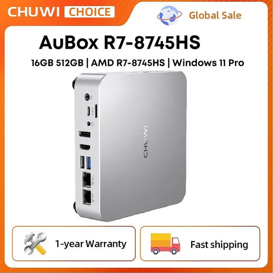 [QCG202603009]CHUWI AuBox | AMD Ryzen 7 8745HS Mini PC with OCuLink Support
