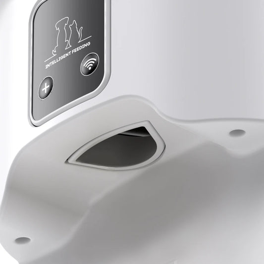 [QCAPF202603003]Smart WiFi Automatic Pet Feeder – Remote Control Cat & Dog Food Dispenser with LCD