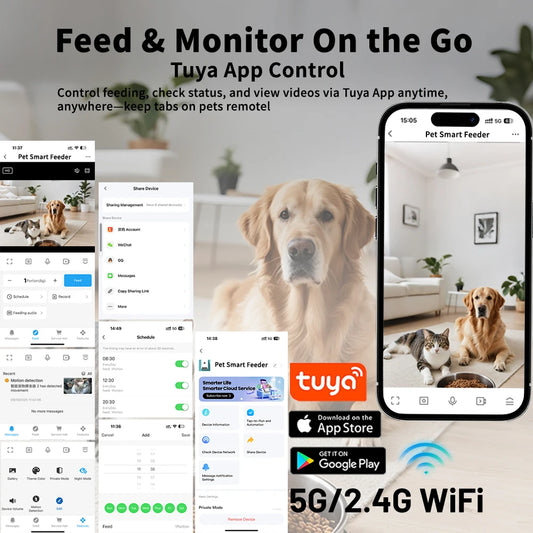[QCAPF202603013]FURPIPI Elevated Smart Pet Feeder with HD Camera & App Control