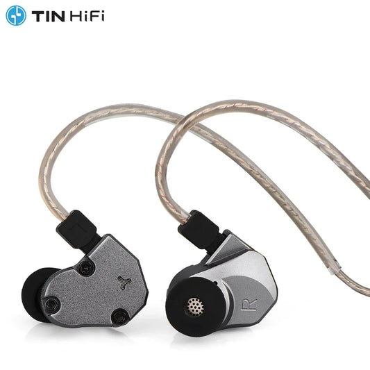 [QCHFE202603023]TinHiFi C2 Mech Warrior — CNC Aluminum IEM with Dual-Cavity 10mm LCP+PU Driver & 2-Pin Detachable Cable