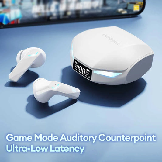[QCEB202603021]Lenovo GM2 Pro Max — True Wireless Earbuds with ANC & Game Mode