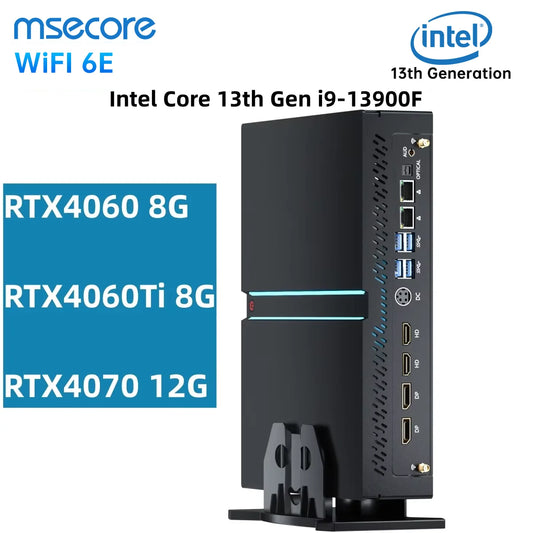 [QCG202602003]MSECORE Compact Gaming PC | Intel i9-13900F | RTX 4070 12GB | 32GB DDR5 | 1TB NVMe