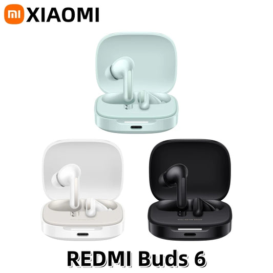 [QCEB202603002]Xiaomi Redmi Buds 6 - 49dB Active Noise Cancellation TWS Earbuds