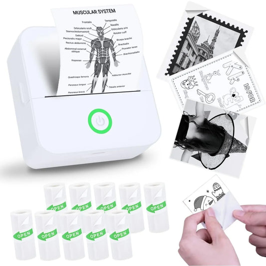 [QCMP202603005]Portable Mini Thermal Printer – Wireless Inkless Pocket Photo Printer