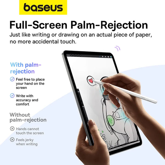 [QCTP202603009]Baseus Stylus Pen for iPad – Palm Rejection, Tilt Sensitivity & Magnetic Attachment