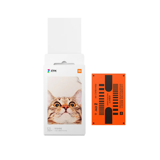[QCMP202603004]Xiaomi Pocket Printer Photo Paper – ZINK Self-Adhesive 3-Inch Sheets (50 Sheets)