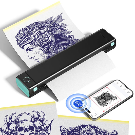 [QCMP202603018]Phomemo M08F — Wireless Bluetooth Tattoo Stencil Printer for Artists & Beginners