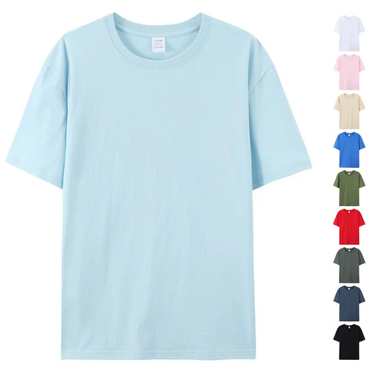[QCTS202603013]Premium 100% Cotton Unisex T-Shirt | Classic Crewneck Essential