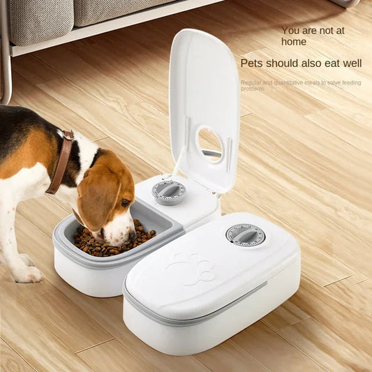 [QCAPF202603014]Timed Single-Meal Pet Feeder with Cooling Technology