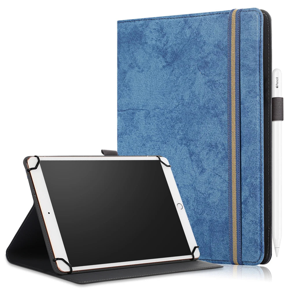 [QCTC202603002]Universal Premium PU Leather Tablet Case - 7" to 11" Tablets