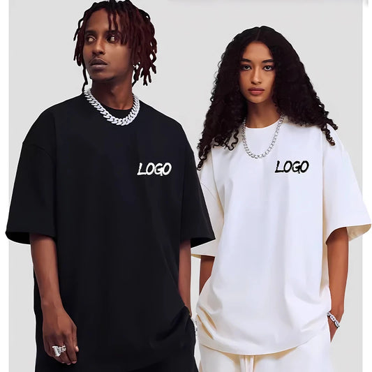 [QCTS202603007]100% Cotton Custom Print T-Shirt - Y2K Streetwear, Unisex Fashion Tee, 10 Colors