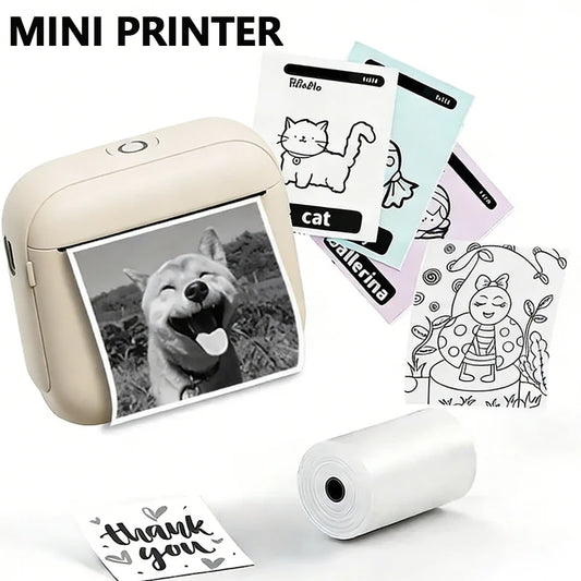 [QCMP202603020]Marklife 58mm Wireless Mini Thermal Printer — Portable Photo, Label & Memo Printer