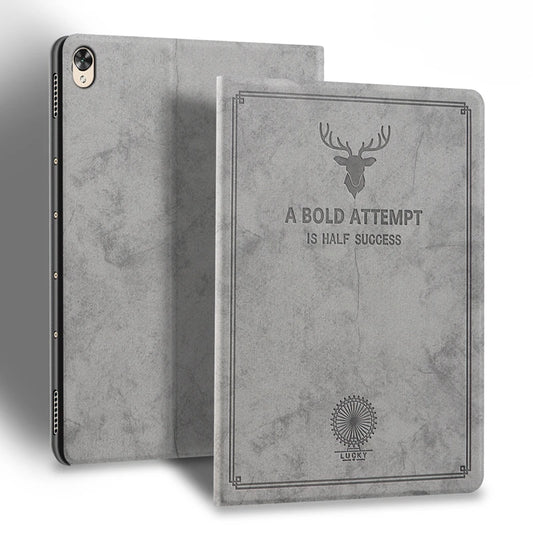 [QCTC202603009]Premium Deer Head Leather Case for Huawei MatePad - Universal Fit with Stand