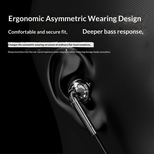 [QCHFE202603021]Moondrop Nice Buds — 15.4mm Large Dynamic Driver Flat-Head Wired Earbuds with Bass Boost