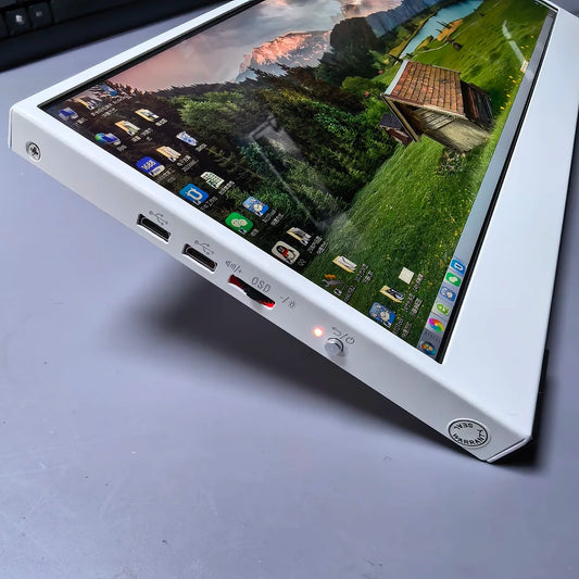 [QCM202603013]14" 4K Ultra-Wide Bar Display – 3840×1100 IPS, USB-C, Dual HDMI, Built-In Speakers