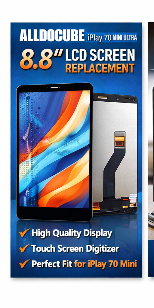 [QCT202602012]ALLDOCUBE iPlay 70 Mini Ultra 8.8" Display Assembly